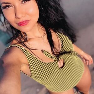 ZARA GINGHAM SWIMSUIT